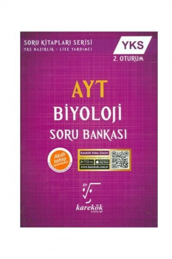 AYT Biyoloji Soru Bankası Karekök Yayınları ürün görseli 1