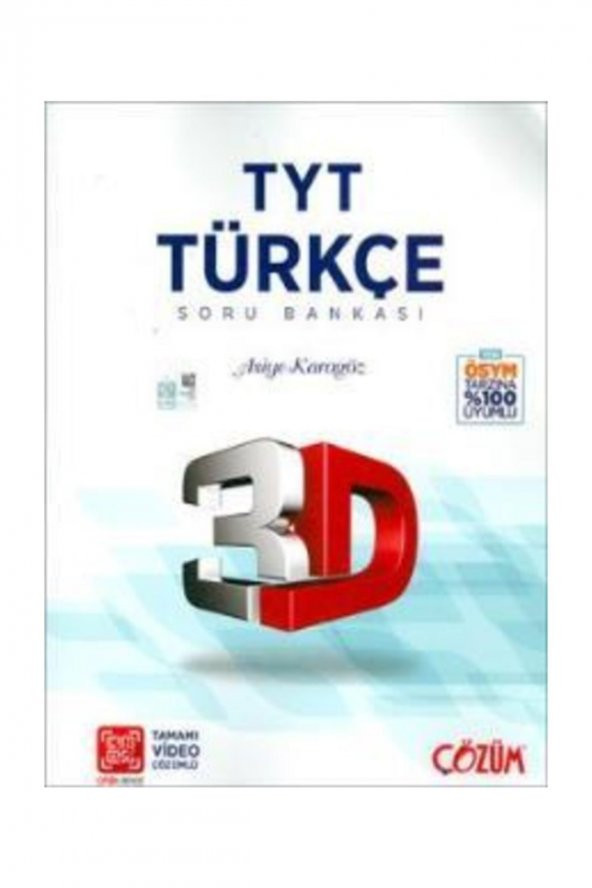 Çözüm Yayınları TYT 3D Türkçe Soru Bankası ürün görseli 1