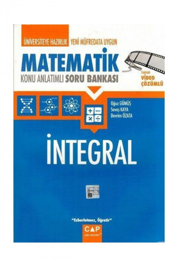 Çap Yayınları Matematik İntegral Konu Anlatımlı Soru Bankası ürün görseli 1