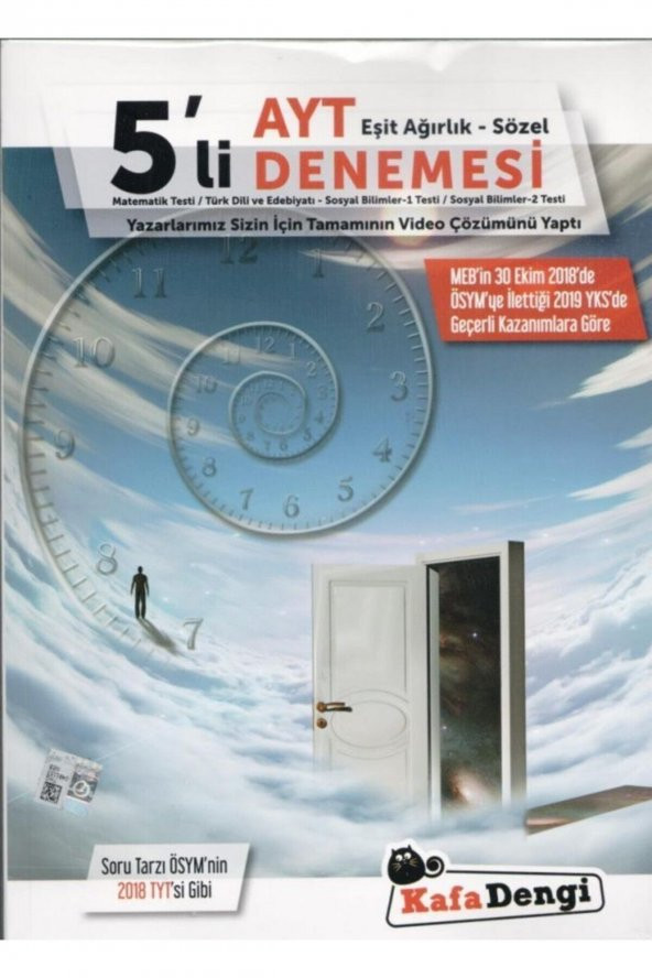 Kafa Dengi Ayt 5li Eşit Ağırlık Sözel Denemesi (YENİ) ürün görseli 1