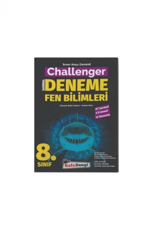 Kafa Dengi Yayınları 8. Sınıf Challenger Fen Bilimleri 12li Deneme ürün görseli 1