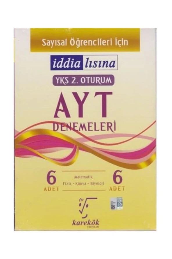 Iddialısına Ayt Sayısal Denemeleri (6 Adet) ürün görseli 1