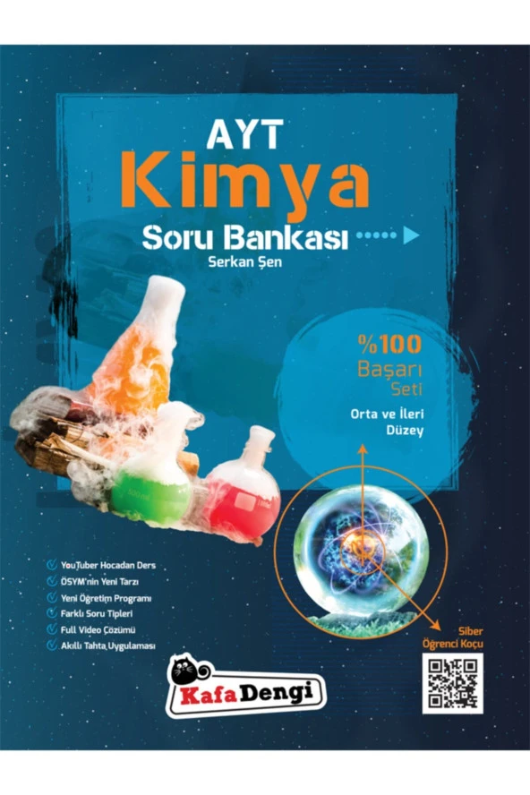 KAFADENGİ AYT KİMYA SORU BANKASI ORTA VE İLERİ DÜZEY ürün görseli 1