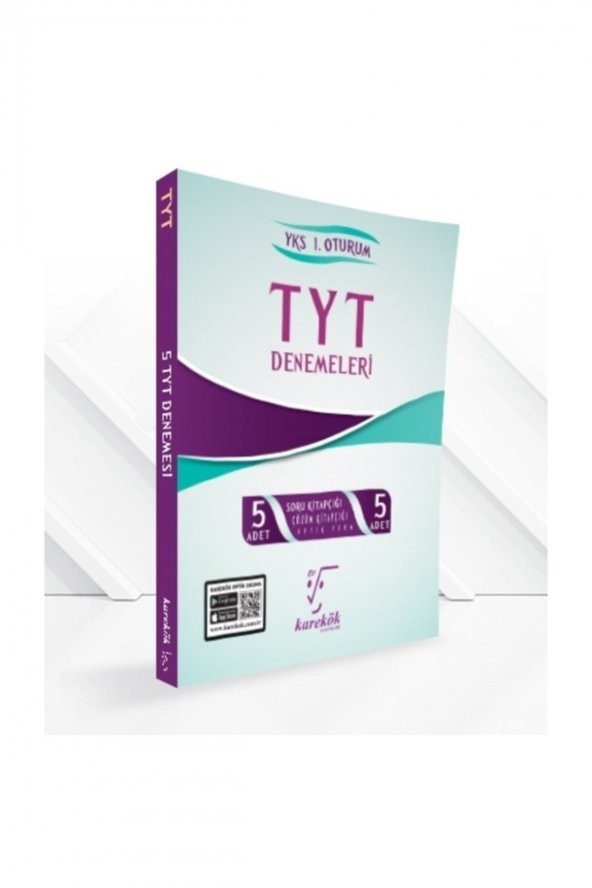 TYT 5 li Çözümlü Deneme Seti Karekök Yayınları ürün görseli 1