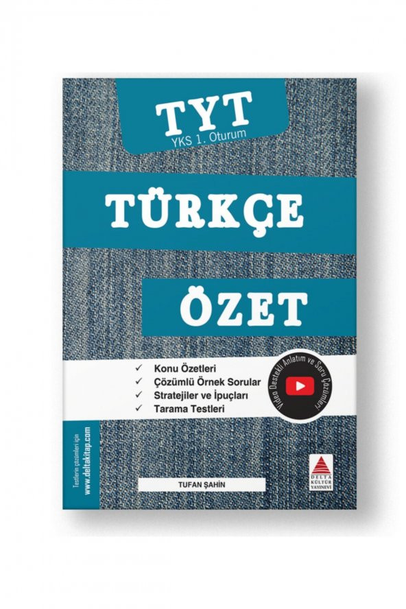 Delta Yayınları Yks Tyt 1. Oturum Türkçe Özet ürün görseli 1
