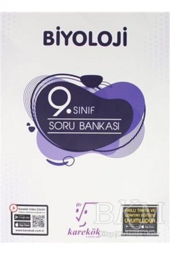 Karekök Yayınları 9.sınıf Biyoloji Soru Bankası ürün görseli 1