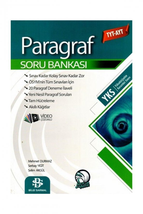 TYT AYT Paragraf Soru Bankası Bilgi Sarmal Yayınları ürün görseli 1