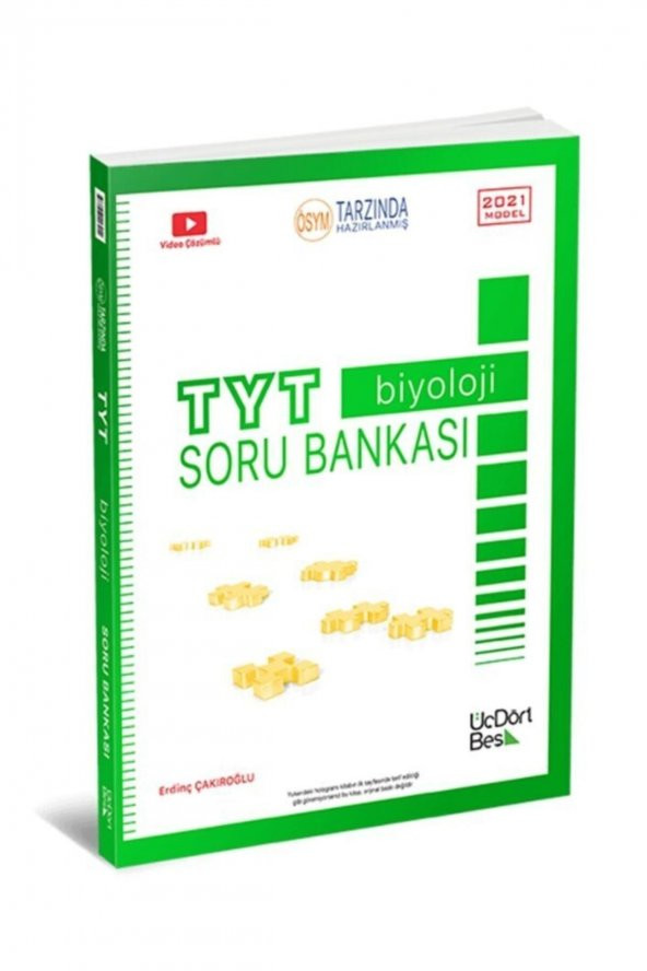 TYT Biyoloji Soru Bankası Üç Dört Beş Yayınları ürün görseli 1