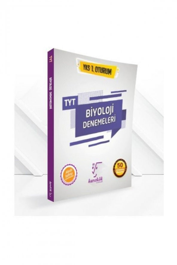 TYT Biyoloji 50 Çözümlü Deneme Karekök Yayınları ürün görseli 1