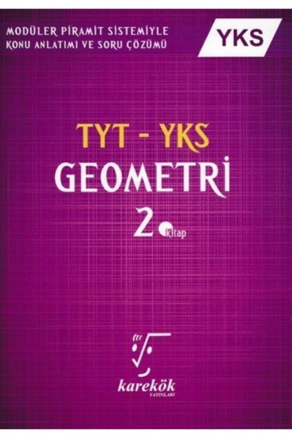 YKS TYT Geometri Konu Anlatımı 2. Kitap Karekök Yayınları ürün görseli 1