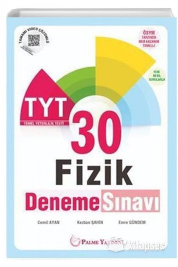 TYT Fizik 30 Deneme Sınavı Palme Yayınları ürün görseli 1