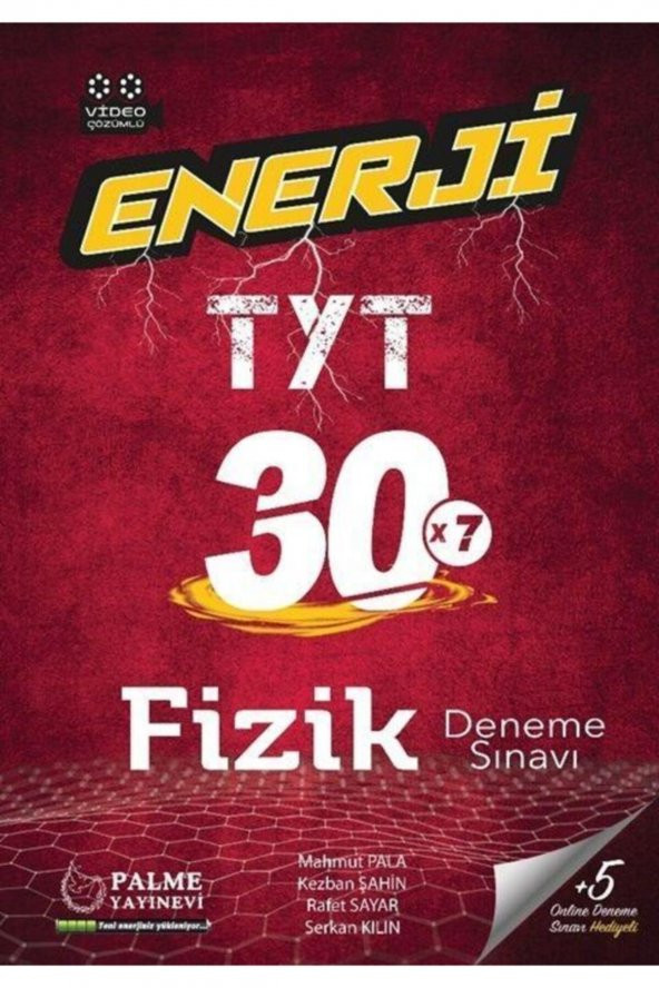 Tyt Fizik Enerji 30 Deneme Sınavı ürün görseli 1