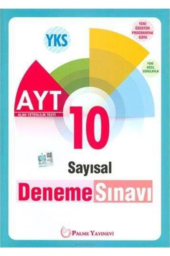 AYT Sayısal 10 Deneme Sınavı Palme Yayınevi ürün görseli 1
