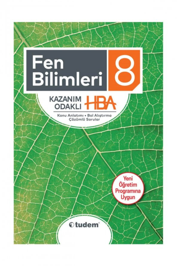 8. Sınıf Fen Bilimleri Kazanım Odaklı HBA Tudem Yayınları ürün görseli 1