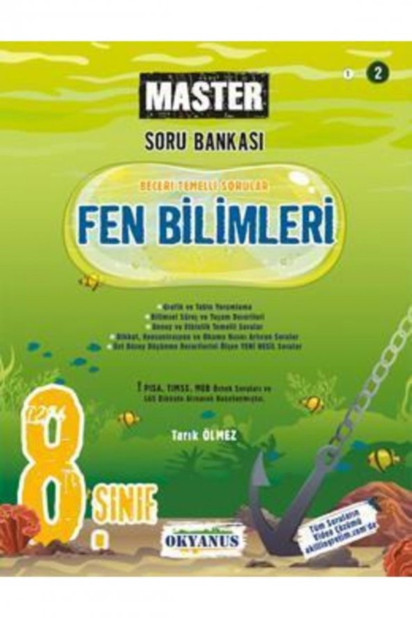 8. Sınıf Fen Bilimleri Master Soru Bankası Okyanus Yayınları ürün görseli 1