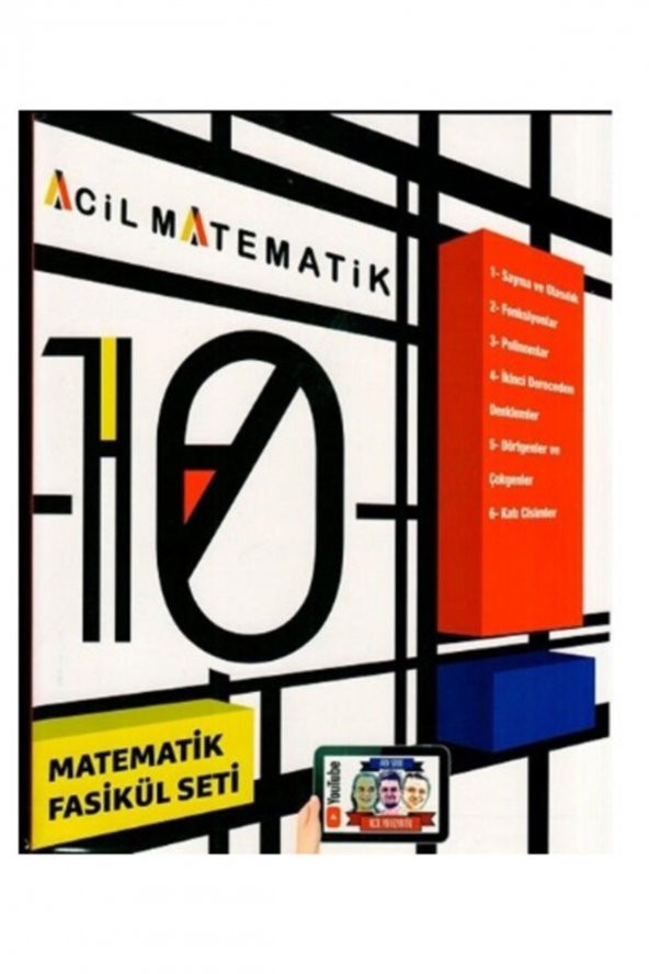 Acil Yayınları 10. Sınıf Acil Matematik 6lı Fasikül Set ürün görseli 1
