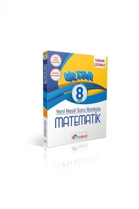 Köşebilgi 8.sınıf Ultra Matematik Çözümlü Soru Bankası ürün görseli 1