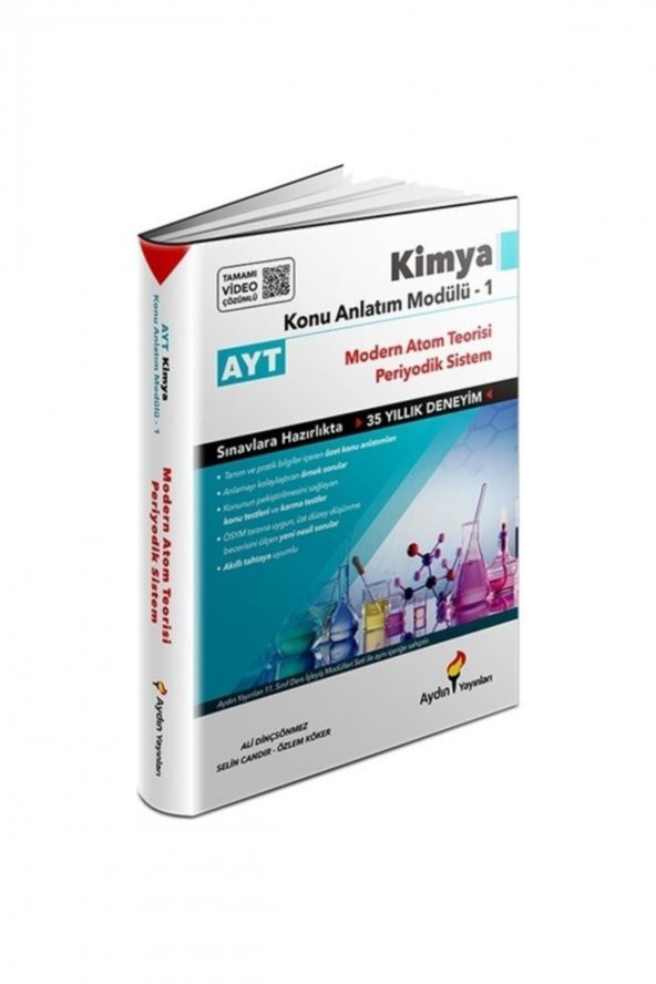 AYT Kimya Konu Anlatım Modülü 1 (Modern Atom Teorisi-Periyodik Cetvel ürün görseli 1