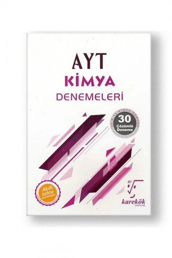 Ayt Kimya 30 Lu Deneme Sınavı | ürün görseli 1