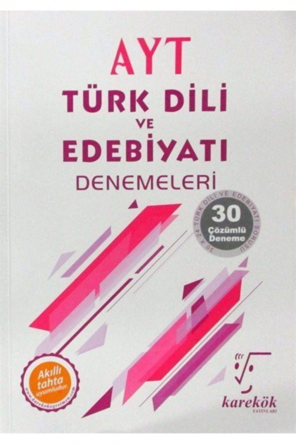 AYT Türk Dili ve Edebiyatı Denemeleri Karekök Yayınları ürün görseli 1