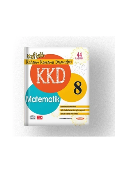 Kazanım Kavrama Denemeleri 8 Matematik (44 Fasikül) Kurmay Yayınları 2022 ürün görseli 1