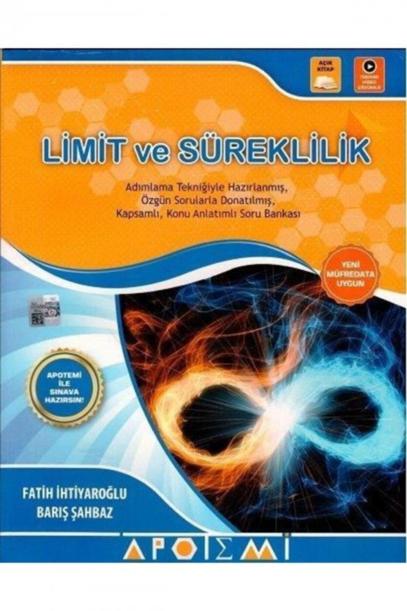 Ayt Matematik Limit Ve Süreklilik Konu Anlatımlı Soru Bankası ürün görseli 1