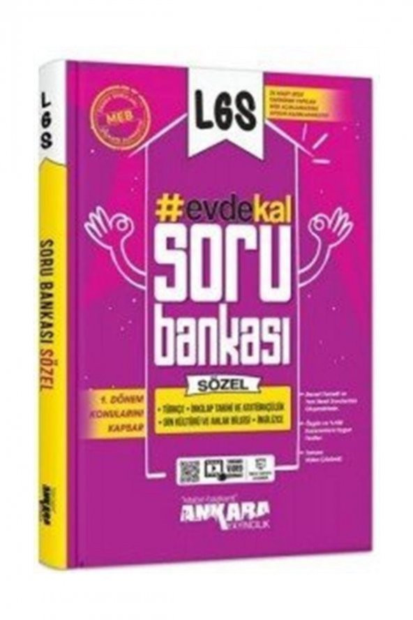 LGS 1. Dönem Evde Kal Sözel Soru Bankası Ankara Yayıncılık ürün görseli 1