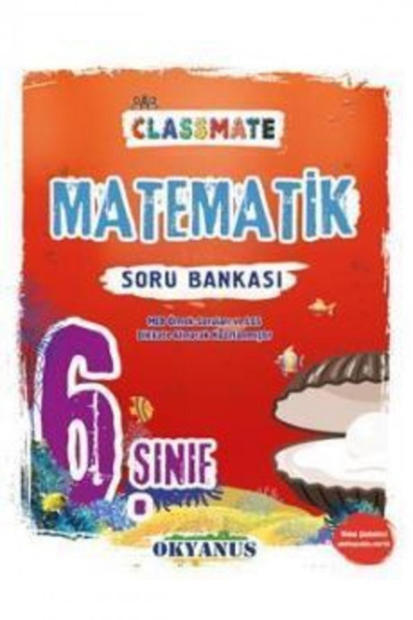 Okyanus 6.sınıf Classmate Matematik Soru Bankası 2021 ürün görseli 1