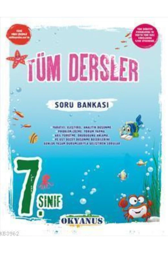 Okyanus 7.sınıf Tüm Dersler Soru Bankası ürün görseli 1