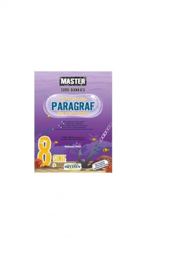 Okyanus 8. Sınıf Master Paragraf Soru Bankası ürün görseli 1