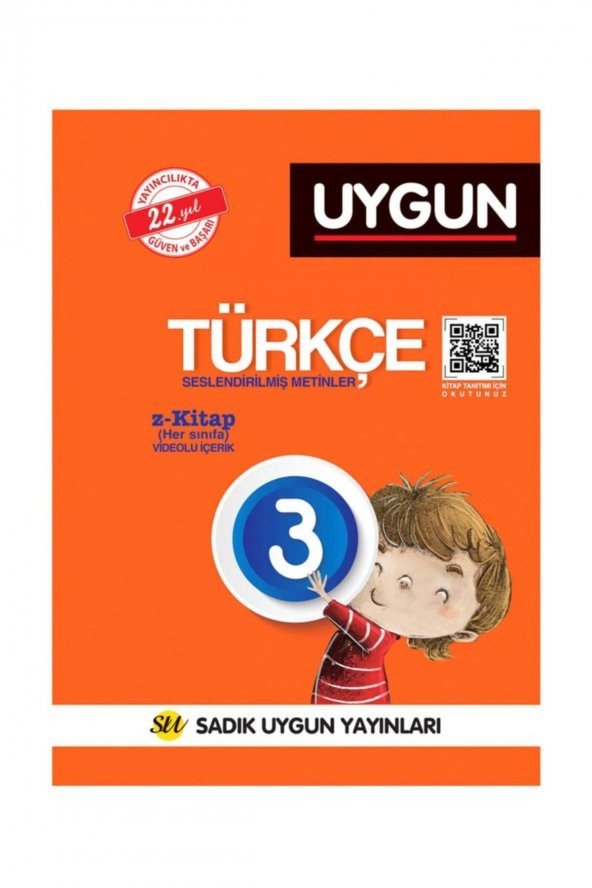 3. Sınıf Türkçe Sadık Uygun Yayınları ürün görseli 1
