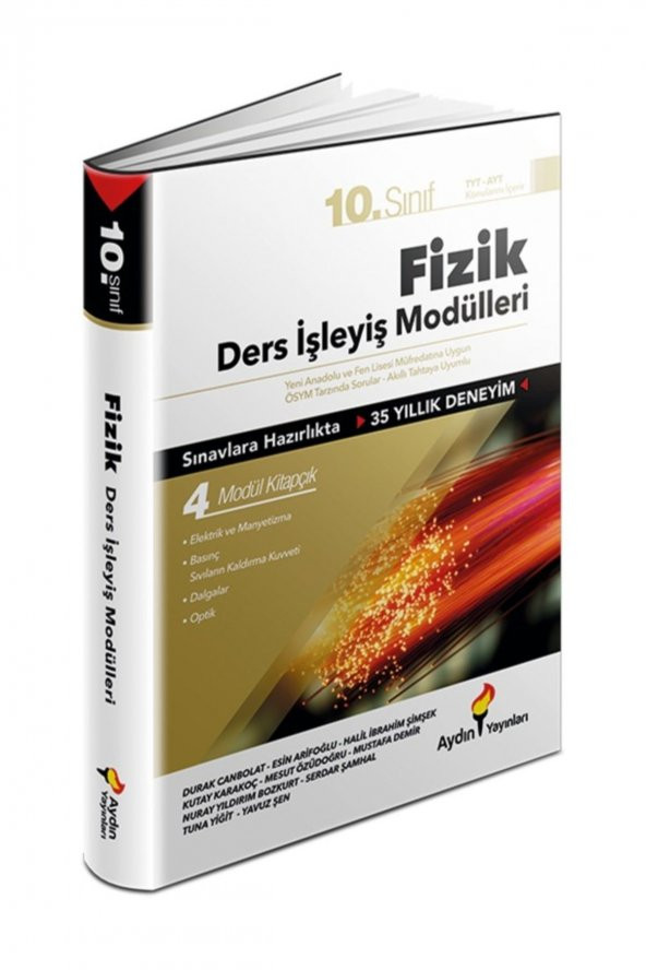 10. Sınıf Fizik Ders İşleyiş Modülleri Aydın Yayınları ürün görseli 1