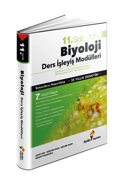 11. Sınıf Biyoloji Ders İşleyiş Modülleri Aydın Yayınları ürün görseli 1