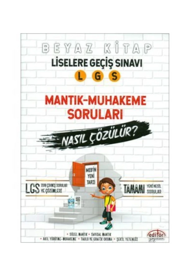 LGS Mantık Muhakeme Soruları Nasıl Çözülür? Editör Yayınevi ürün görseli 1