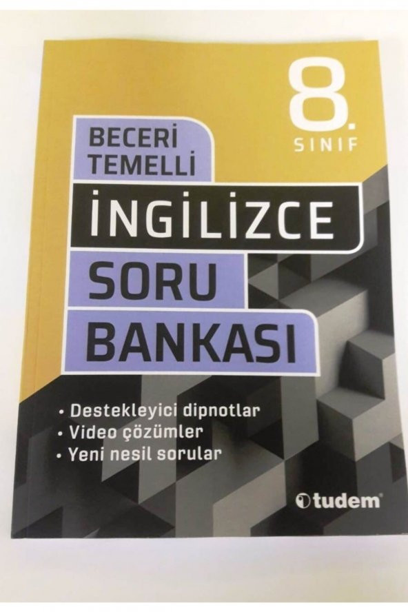 Tudem Yayınları 8. Sınıf Ingilizce Beceri Temelli Soru Bankası ürün görseli 1