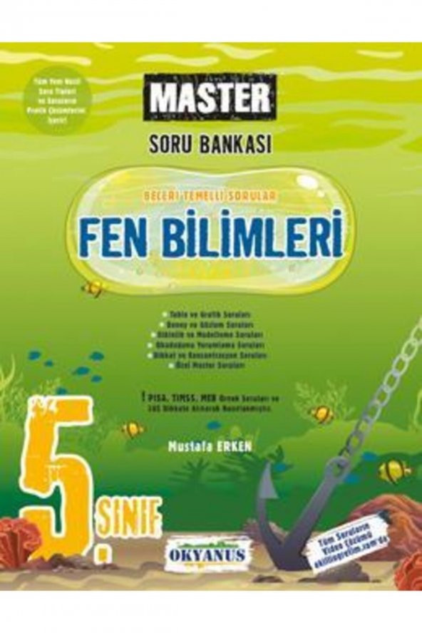 5. Sınıf Master Fen Bilimleri Soru Bankası Okyanus Yayıncılık ürün görseli 1