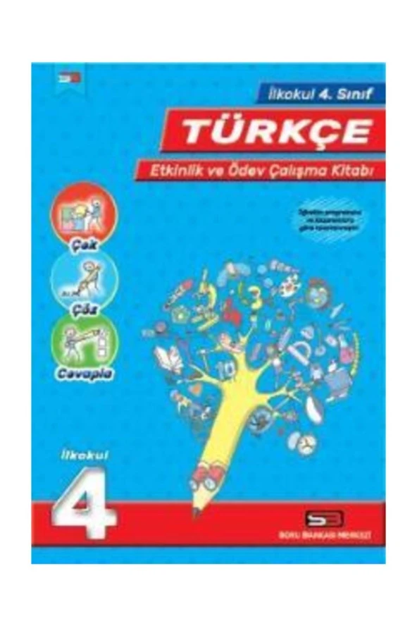 4.Sınıf Türkçe Etkinlik ve Ödev Çalışma Kitabı ürün görseli 1