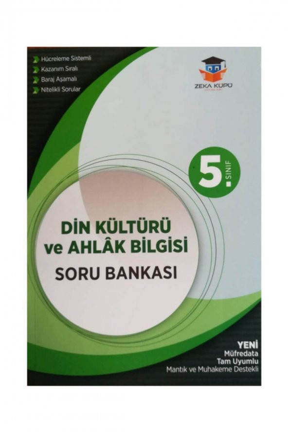 5. Sınıf Din Kültürü ve Ahlak Bilgisi Soru Bankası Zeka Küpü Yayınları ürün görseli 1