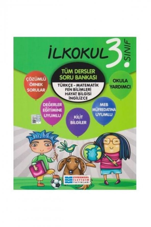 3. Sınıf Tüm Dersler Soru Bankası Evrensel İletişim Yayınları ürün görseli 1