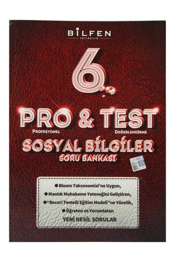 6. Sınıf Sosyal Bilgiler ProTest Soru Bankası Bilfen Yayınları ürün görseli 1