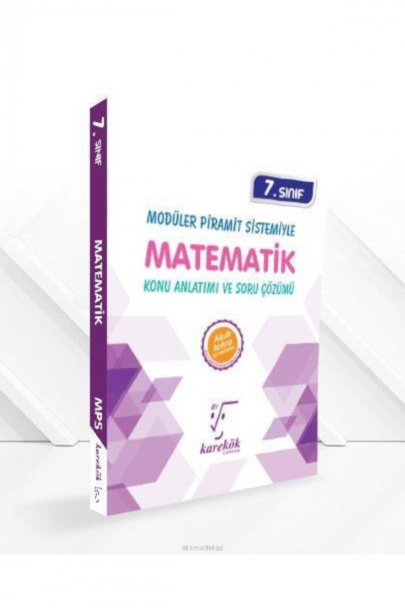 7. Sınıf Matematik MPS Konu Anlatımı ve Soru Çözümü Karekök Yayınları ürün görseli 1