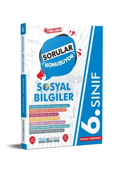 6. Sınıf Sosyal Bilgiler Sorular Konuşuyor Pruva Akademi ürün görseli 1