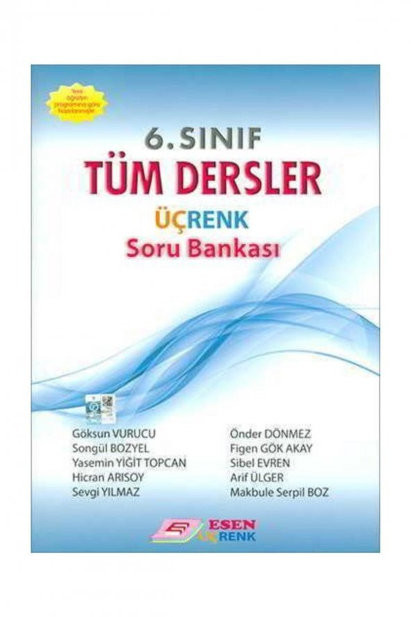 6. Sınıf Tüm Dersler Üçrenk Soru Bankası Esen Yayınları ürün görseli 1