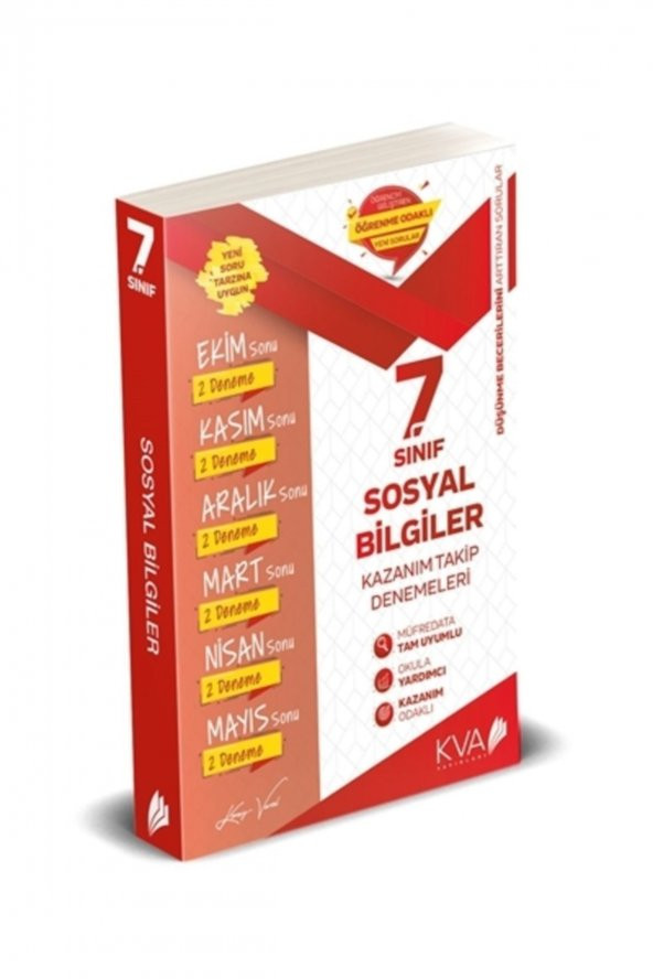 7. Sınıf Sosyal Bilgiler Fark Var Kazanım Takip Denemeleri ürün görseli 1