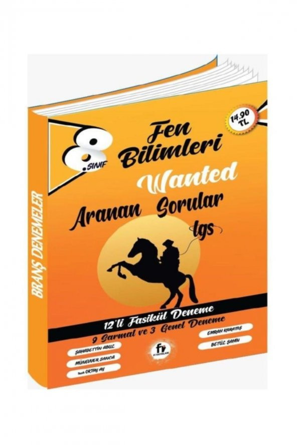 8. Sınıf Fen Bilimleri Wanted Aranan Sorular ürün görseli 1