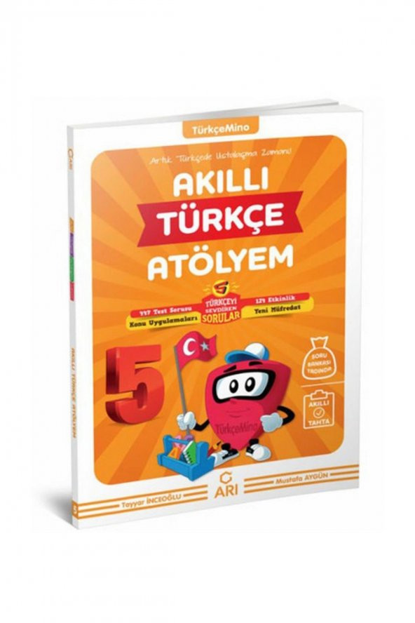 5.Sınıf Türkçemino Akıllı Türkçe Atölyem Arı Yayınları ürün görseli 1
