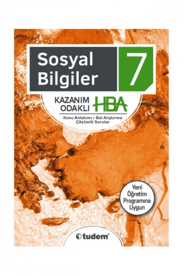 7. Sınıf Sosyal Bilgiler Kazanım Odaklı HBA Tudem Yayınları ürün görseli 1