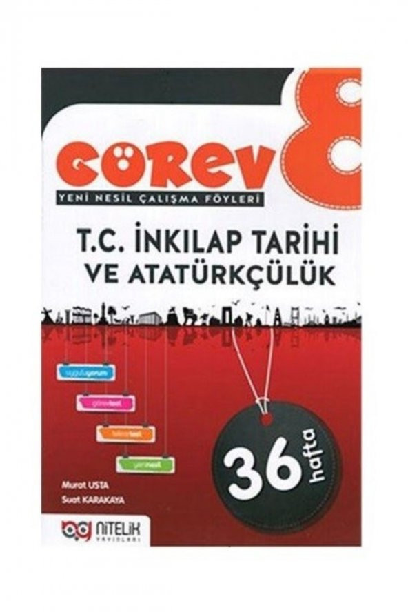 8.Sınıf Görev T. C. İnkılap Tarihi ve Atatürkçülük Soru Kitabı ürün görseli 1