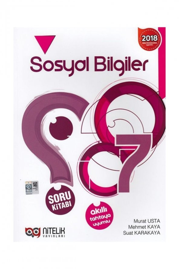 7. Sınıf Sosyal Bilgiler Soru Kitabı Nitelik Yayınları ürün görseli 1