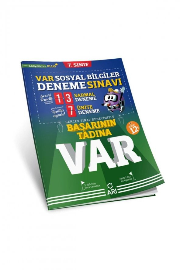 7. Sınıf Sosyal Bilgiler VAR Deneme Sınavı Arı Yayıncılık ürün görseli 1